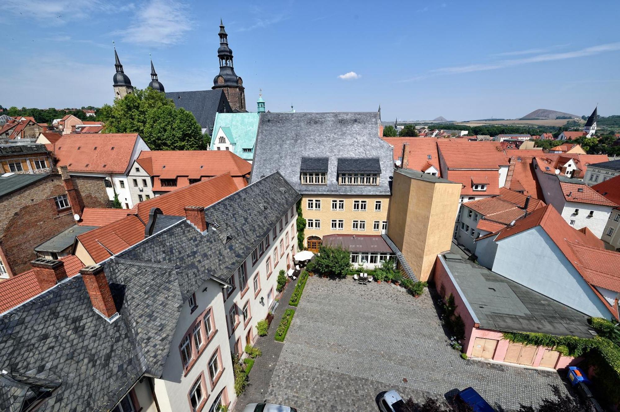 Hotel Graf von Mansfeld Lutherstadt Eisleben Buitenkant foto
